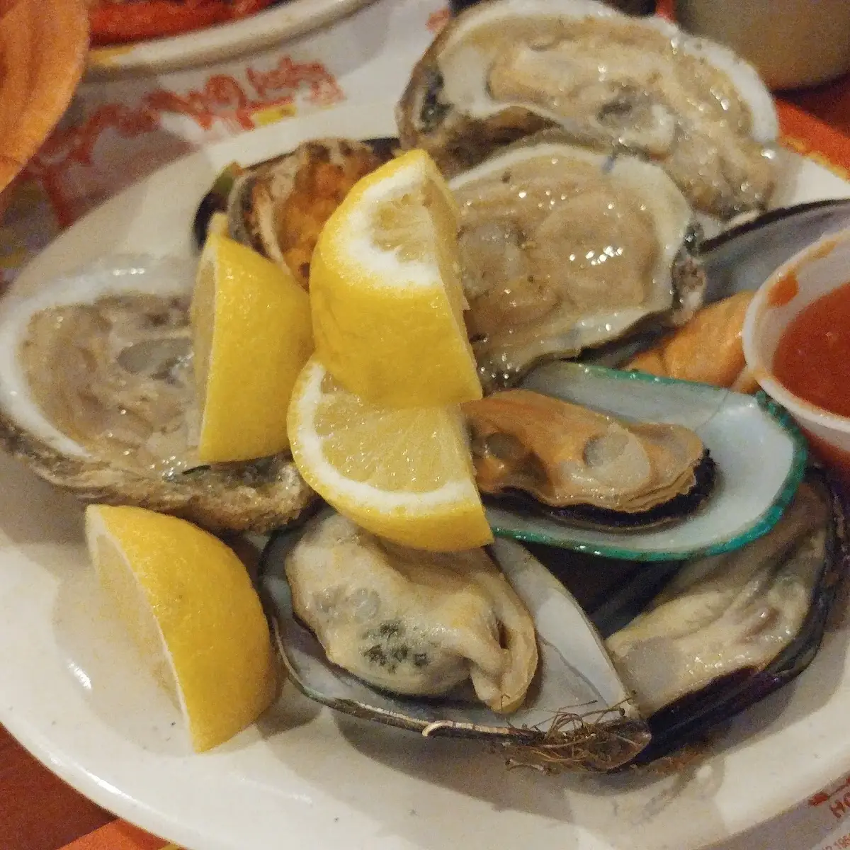 Oysters on the Half Shell and Mussels
