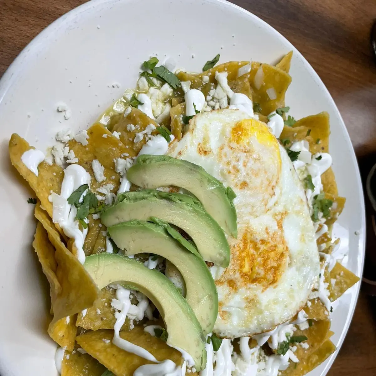 Green Chilaquiles