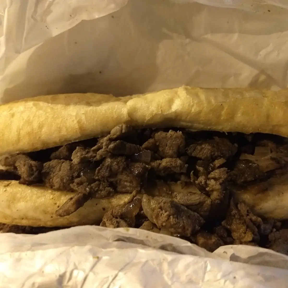 Steak and Blue Cheese Sandwich
