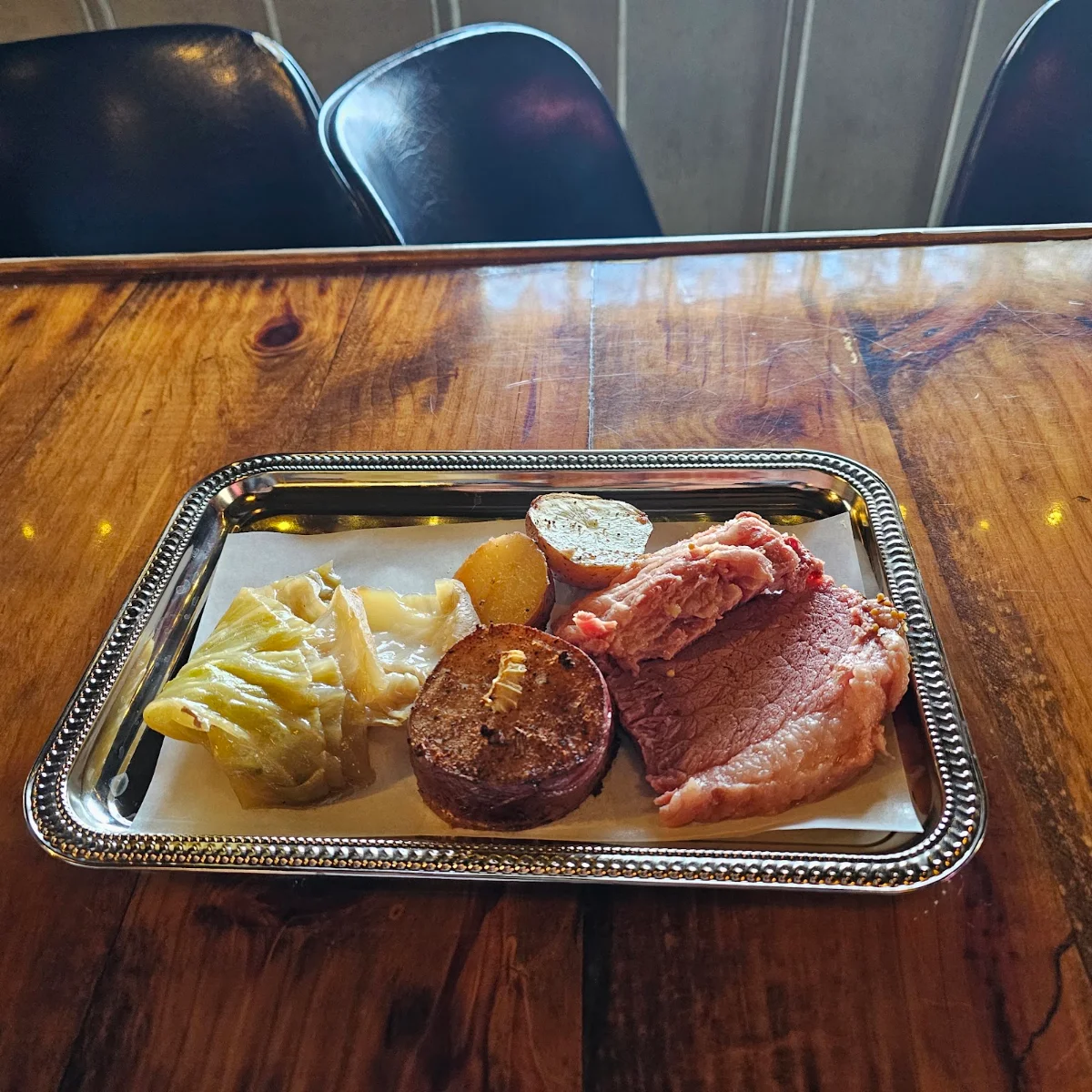 Corned Beef Cabbage and Roasted Potatoes