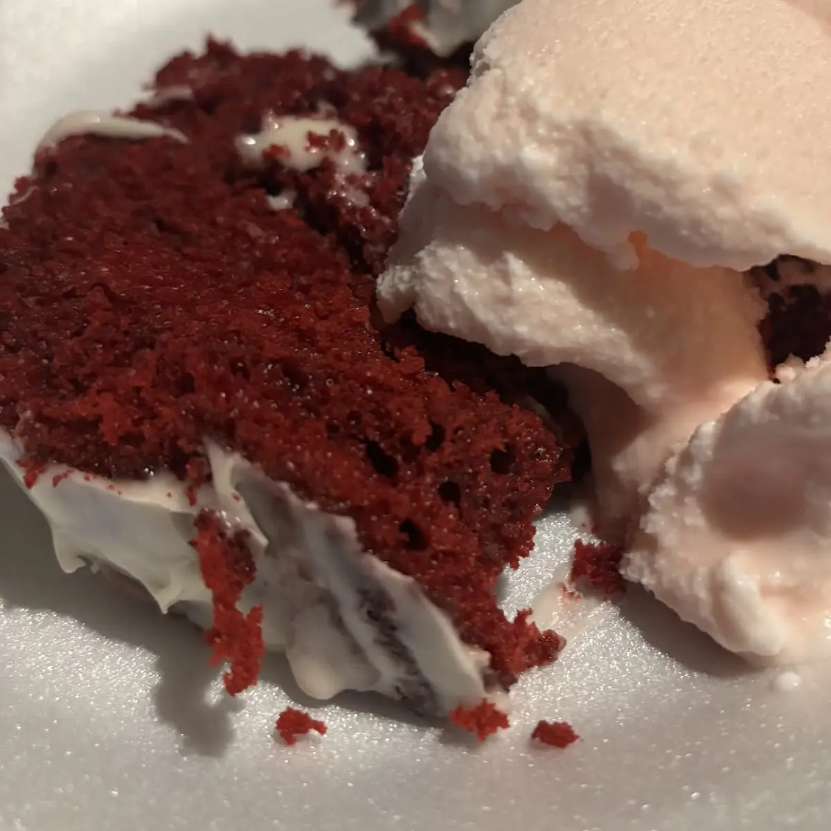 Slice of Red Velvet Cake