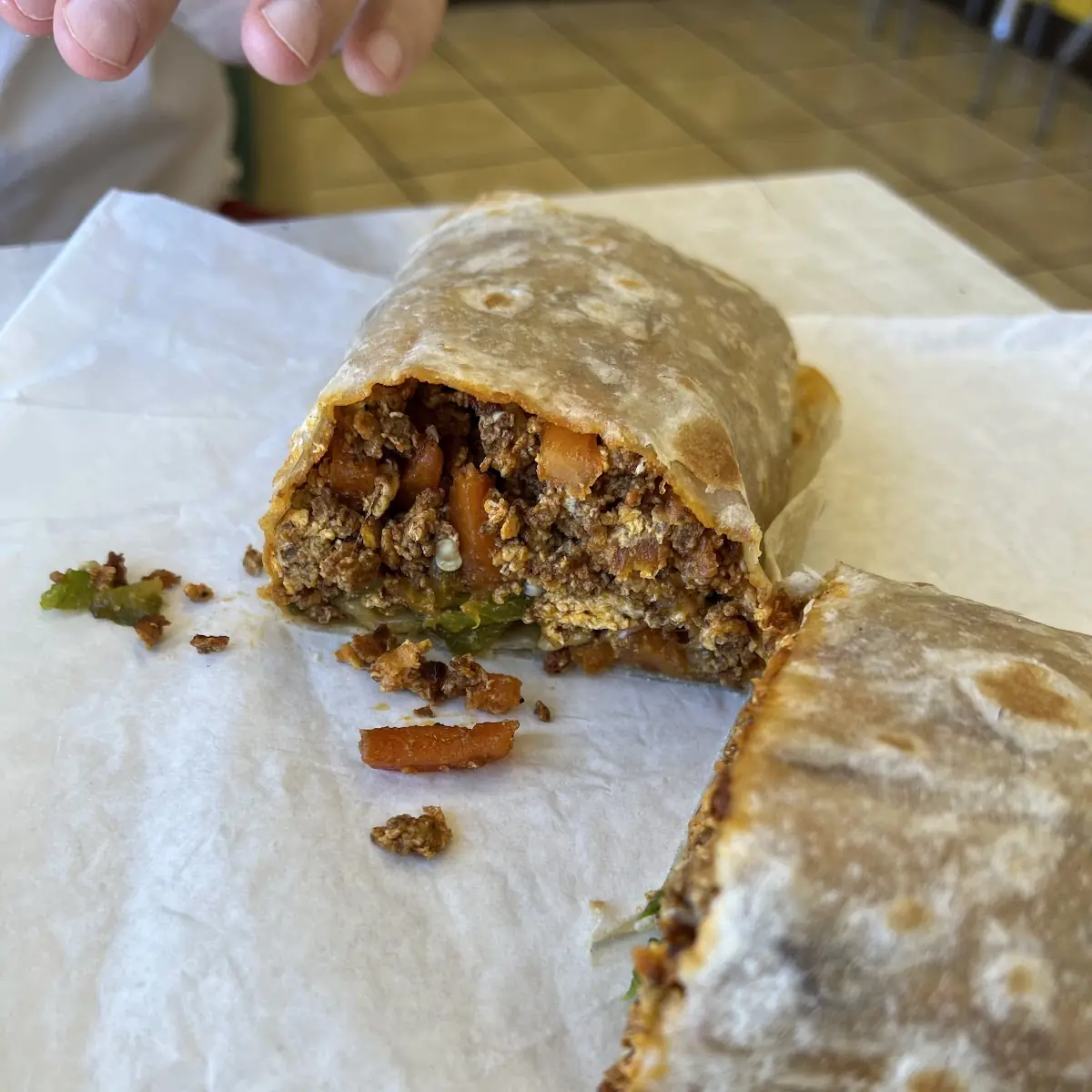 Churizo Breakfast Burrito