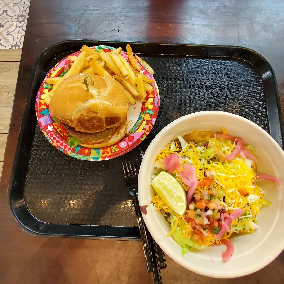 Barbacoa Rice Bowl and Impossible Burger