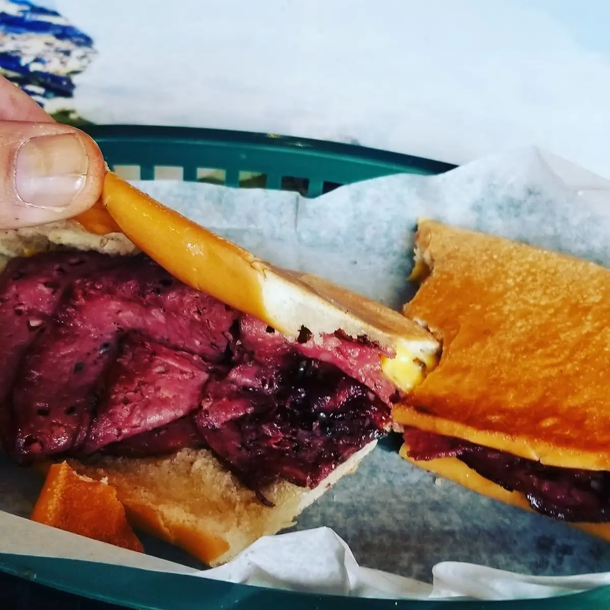 Pastrami & Cheese Sandwich