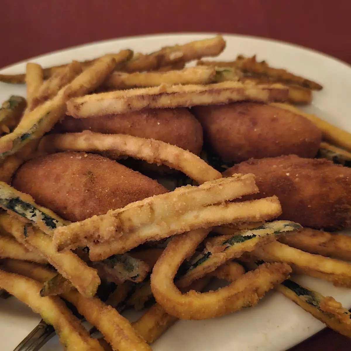 Fried Zucchini and Potato Croquettes