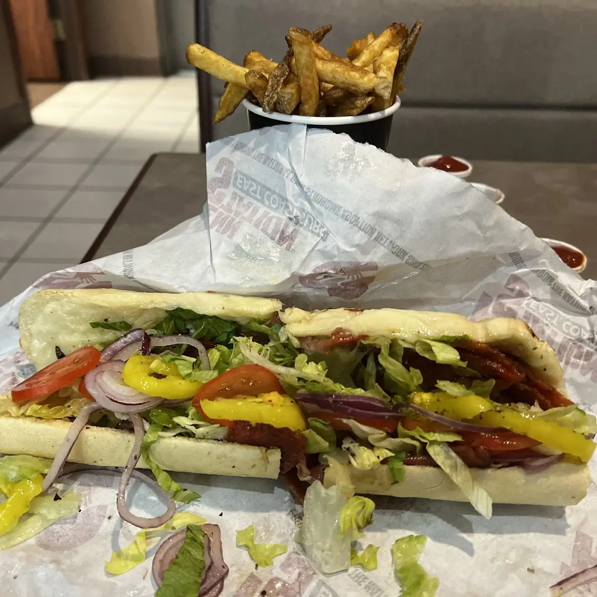 Italian Sub with Fries