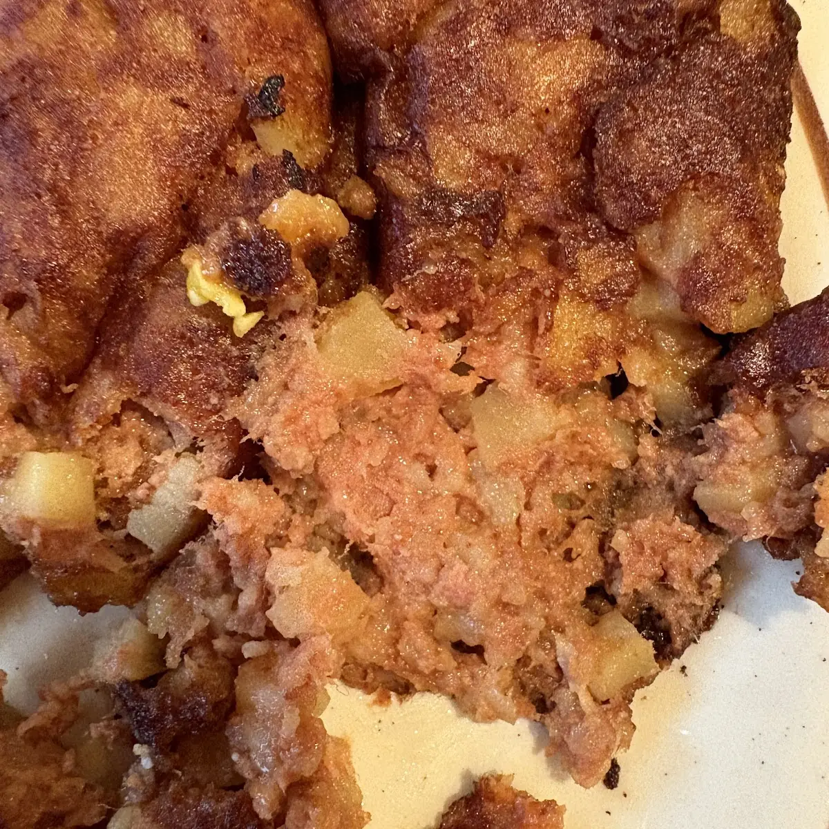 Corned Beef Hash with Mystery Meat Paste