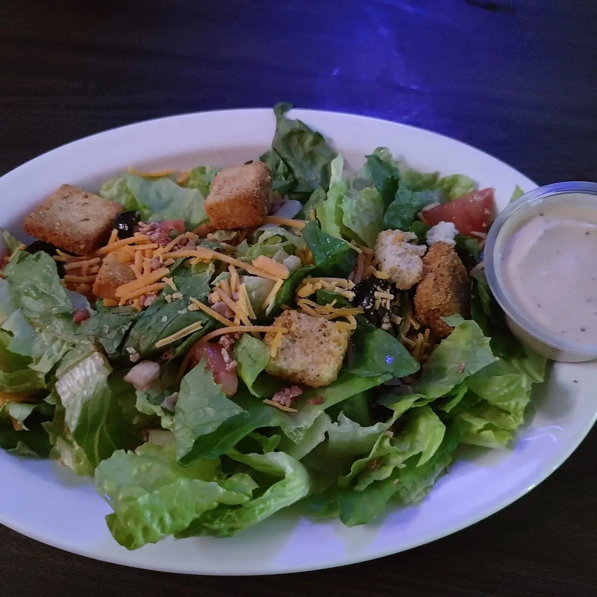 Grilled Chicken & Caesar Dressing
