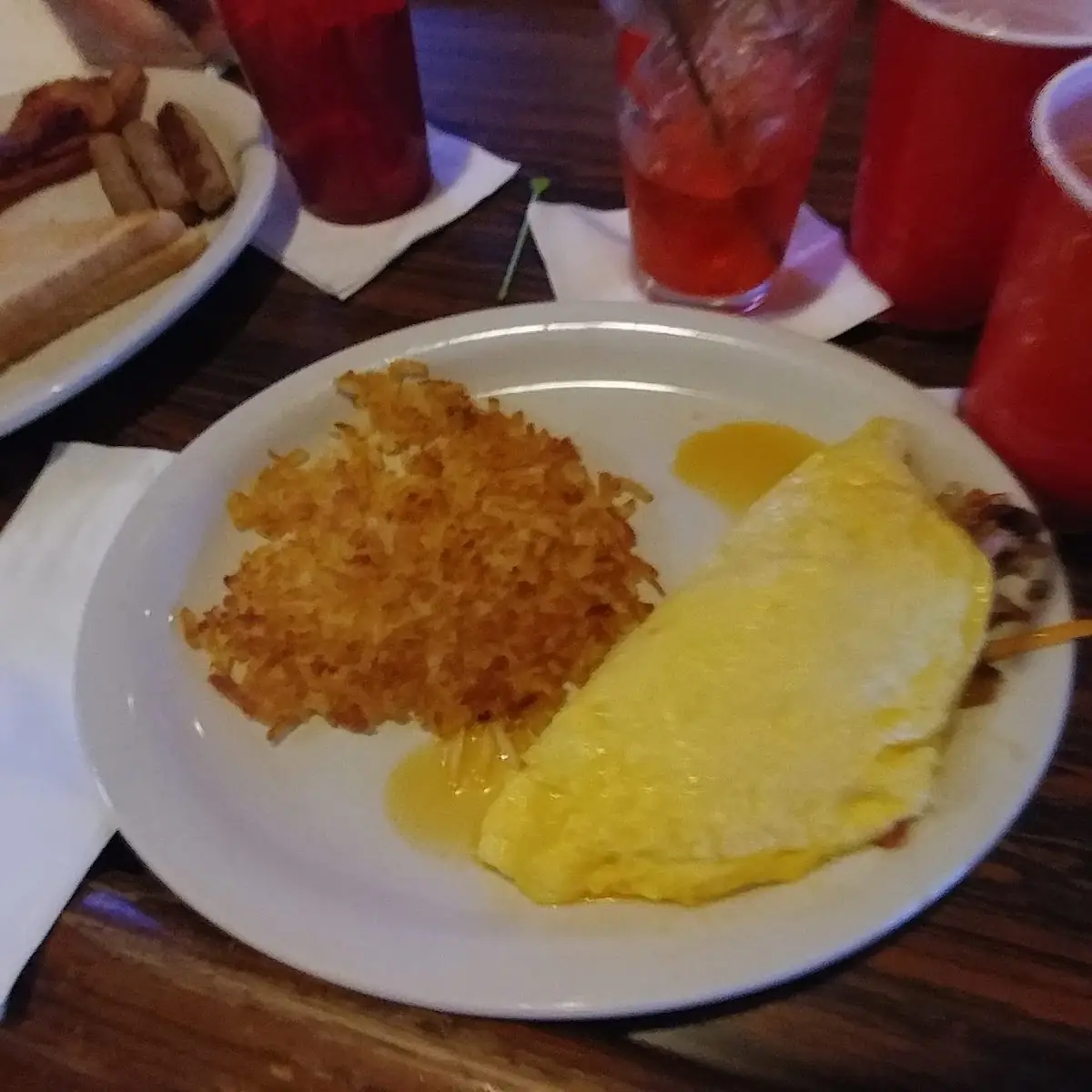 Home Fries Veggie Omelette
