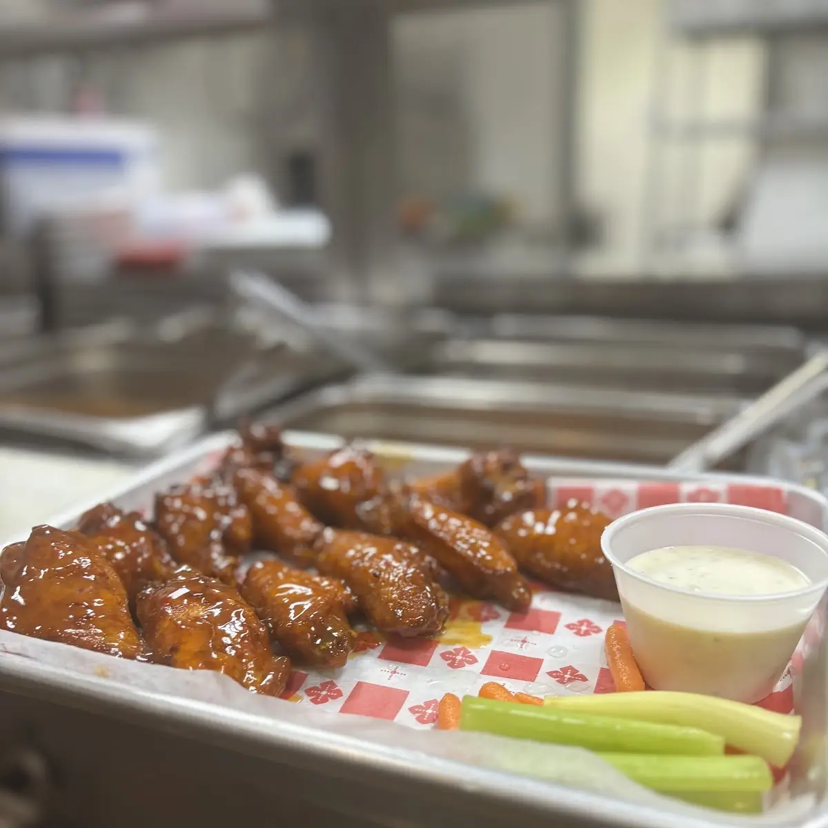 6 Shrimp or 6 Chicken Wings