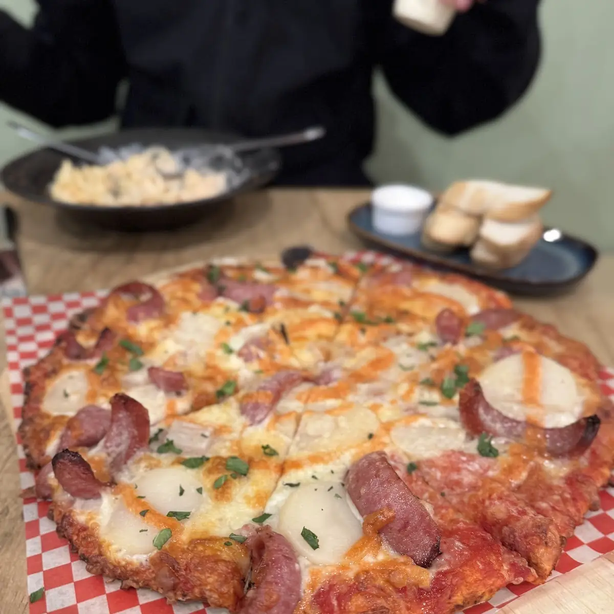 Mentaiko Mochi Cheese Pizza
