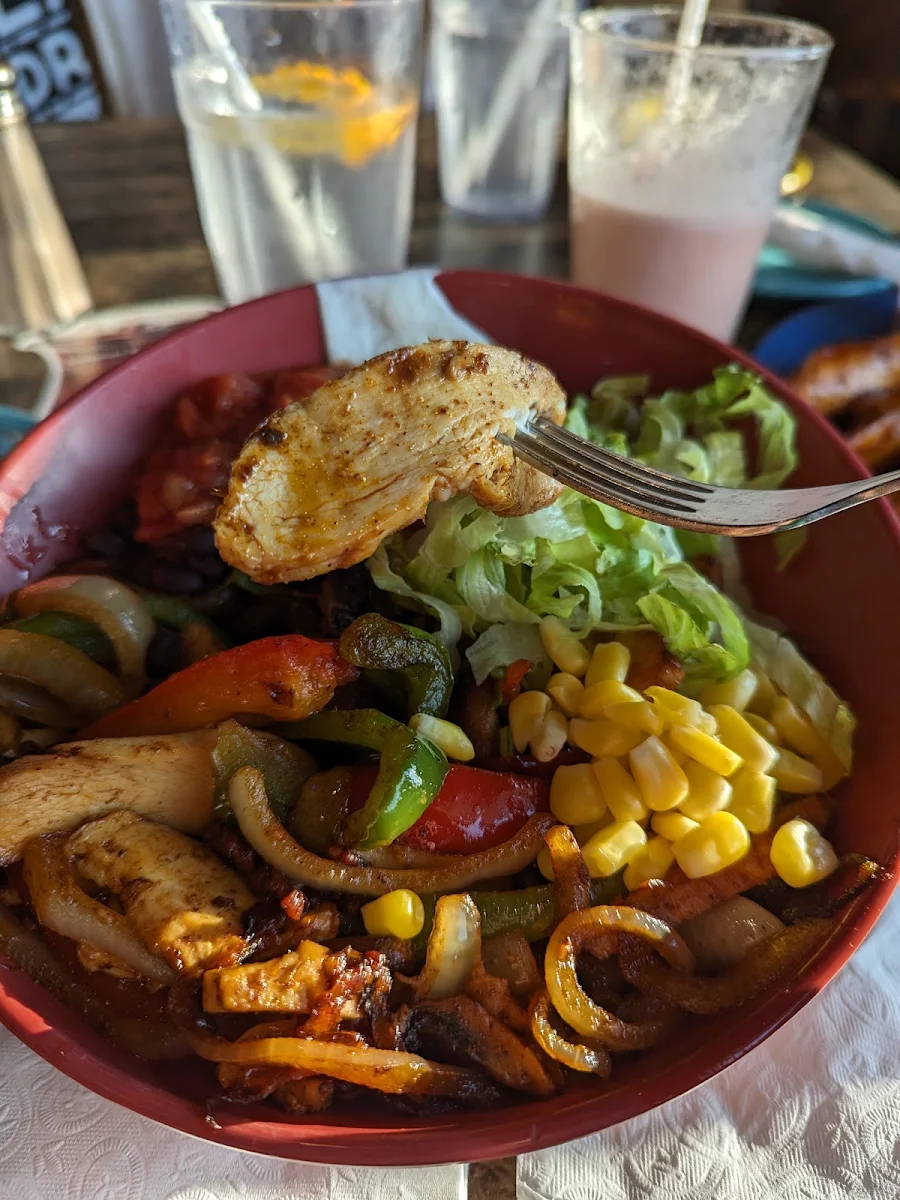 Chicken Fajitas Bowel