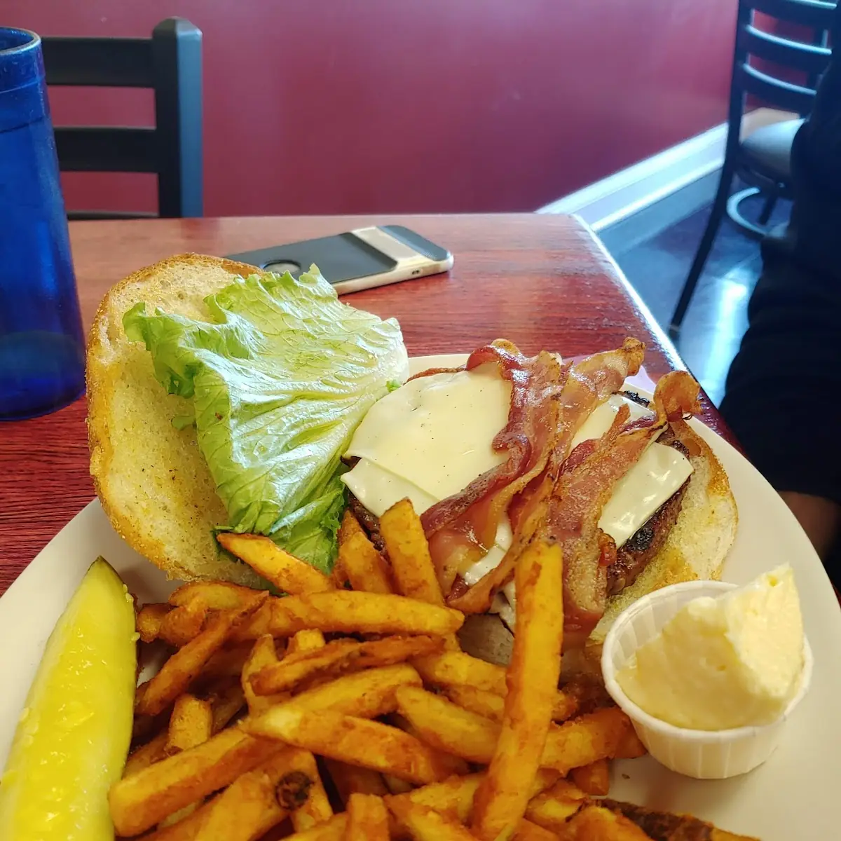 Bacon Cheeseburger with Fries
