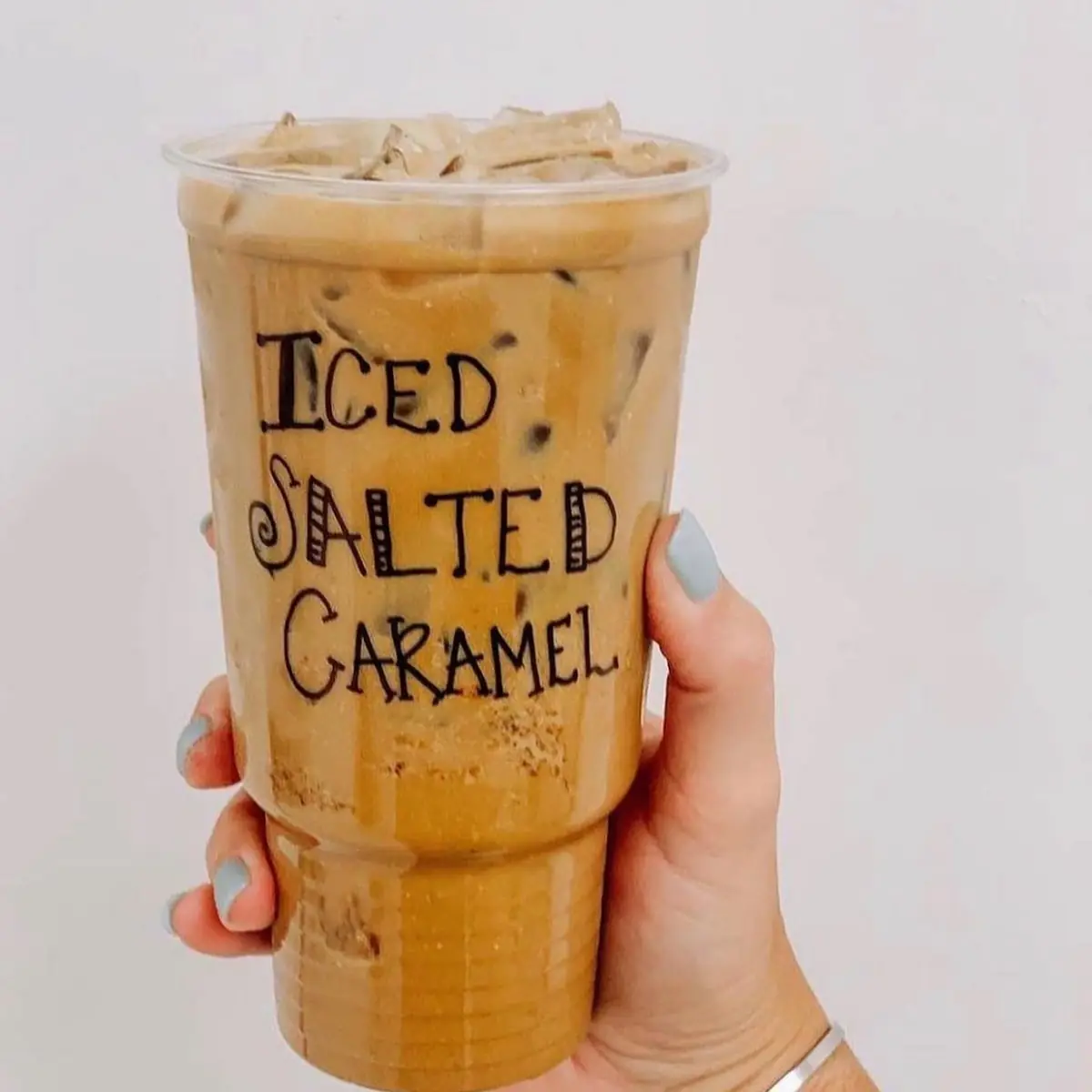 Iced Salted Caramel Coffee