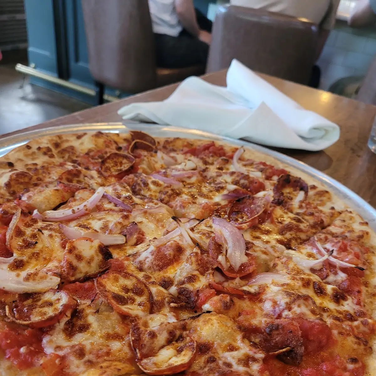 Dueling Pepperoni Pizza