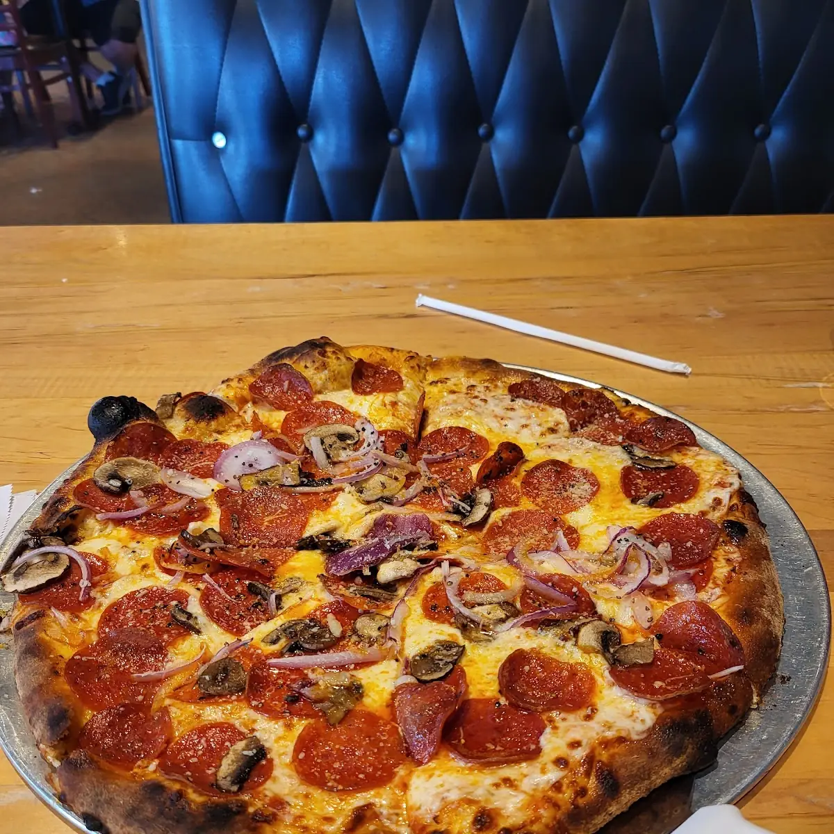 Pepperoni Pizza with Parmesan