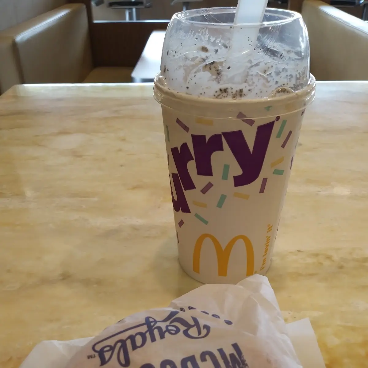 Mcflurry with Oreo Cookies