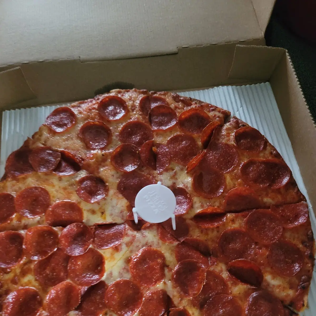 Double Pepperoni Thin Crust Cheese Pizza