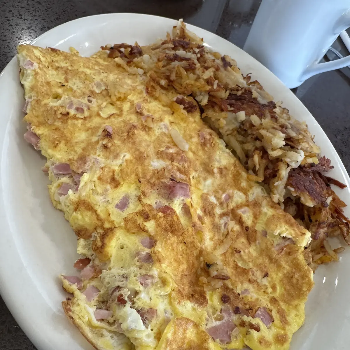 Ham and Cheese Omelette