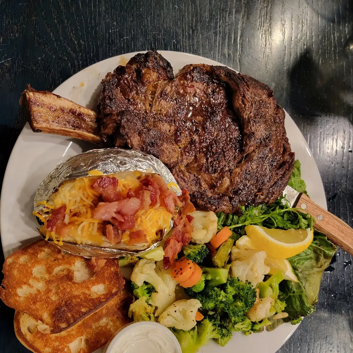 Open Face Prime Rib