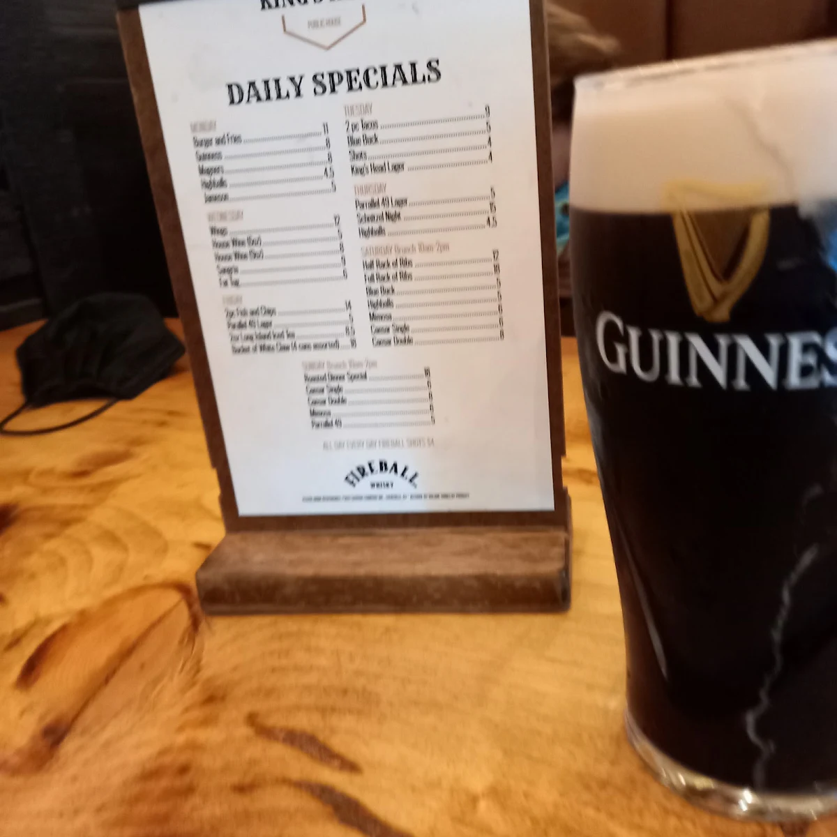 Guinness, The King's Head Public House
