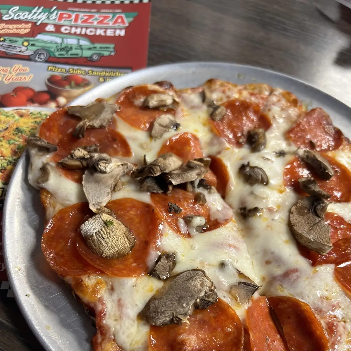 Pepperoni Mushroom Pizza
