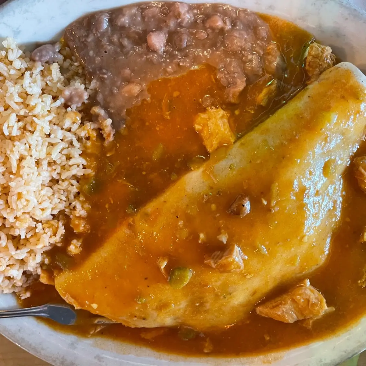 Soft Shell Chicken Taco Smothered