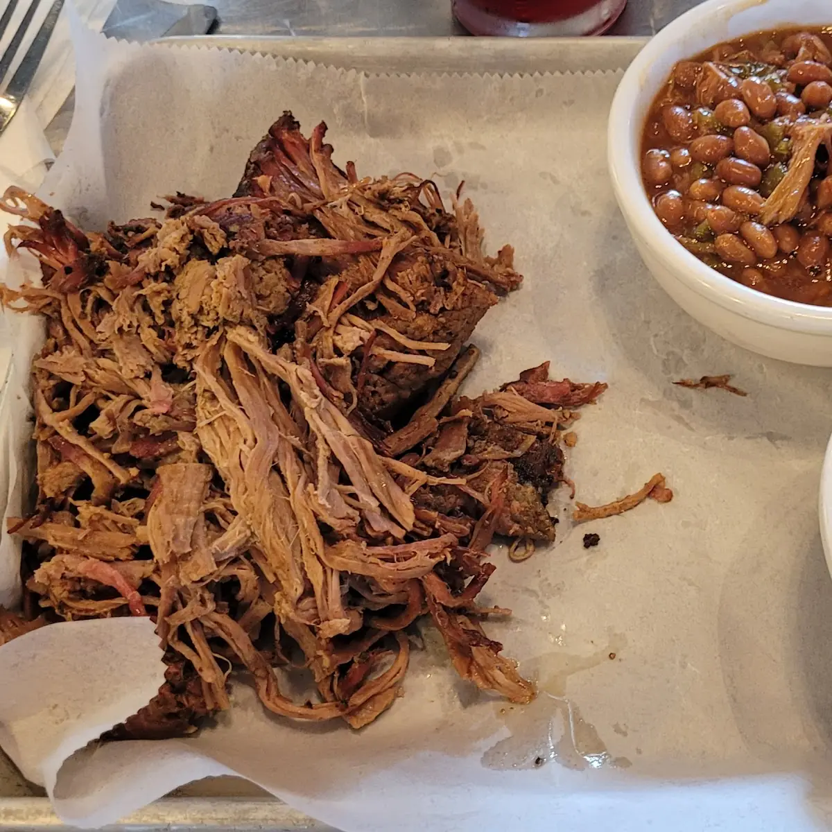 Pulled Brisket Baked Beans Pasta Salad
