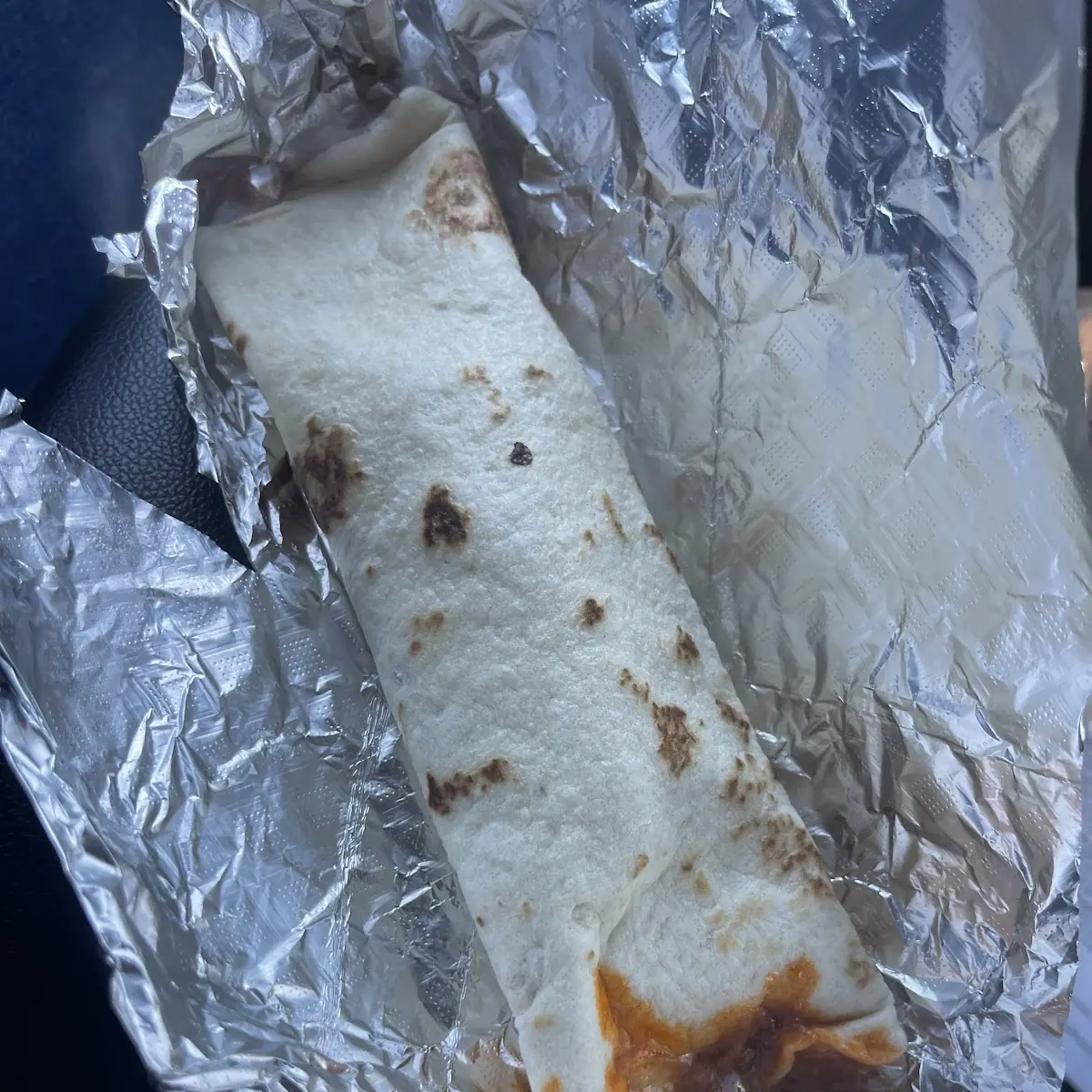 Asado and Bean Burrito