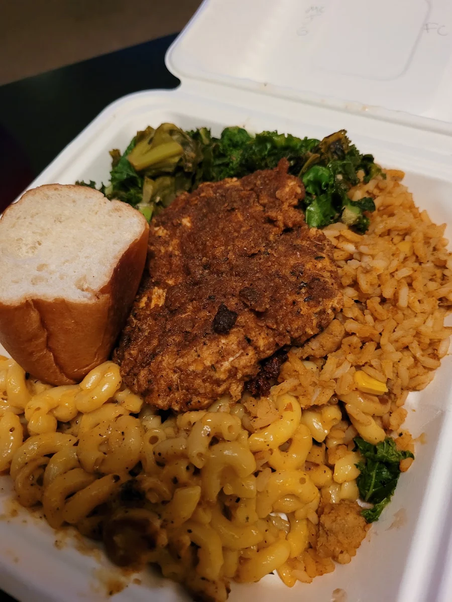 Vegan Fried Chicken Platter