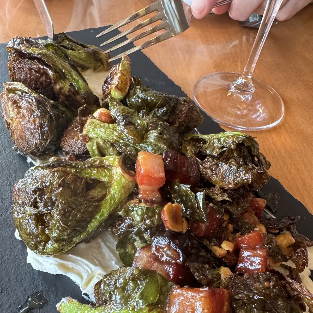 Crispy Fried Brussels Sprouts