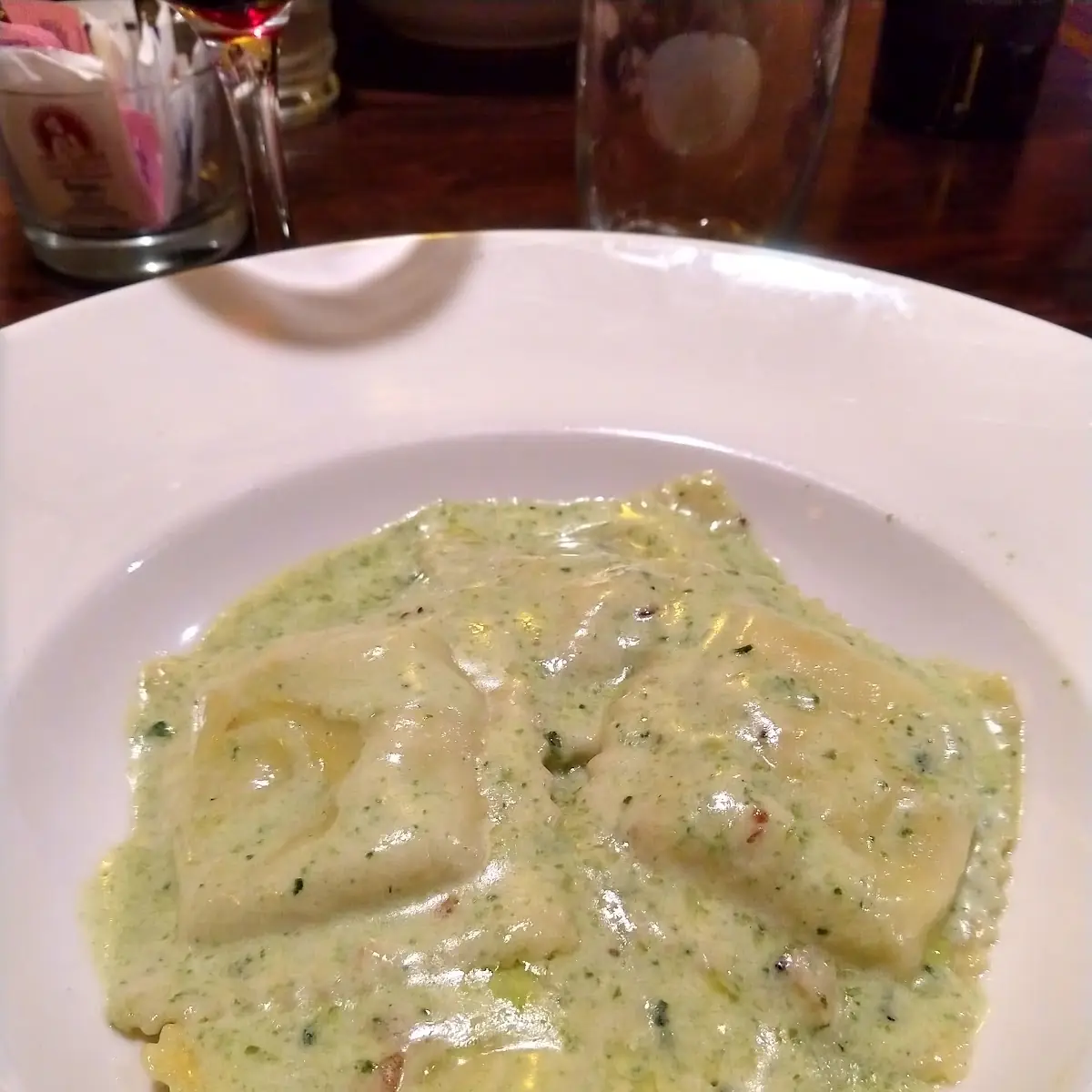 Goat Cheese and Pine Nuts Ravioli