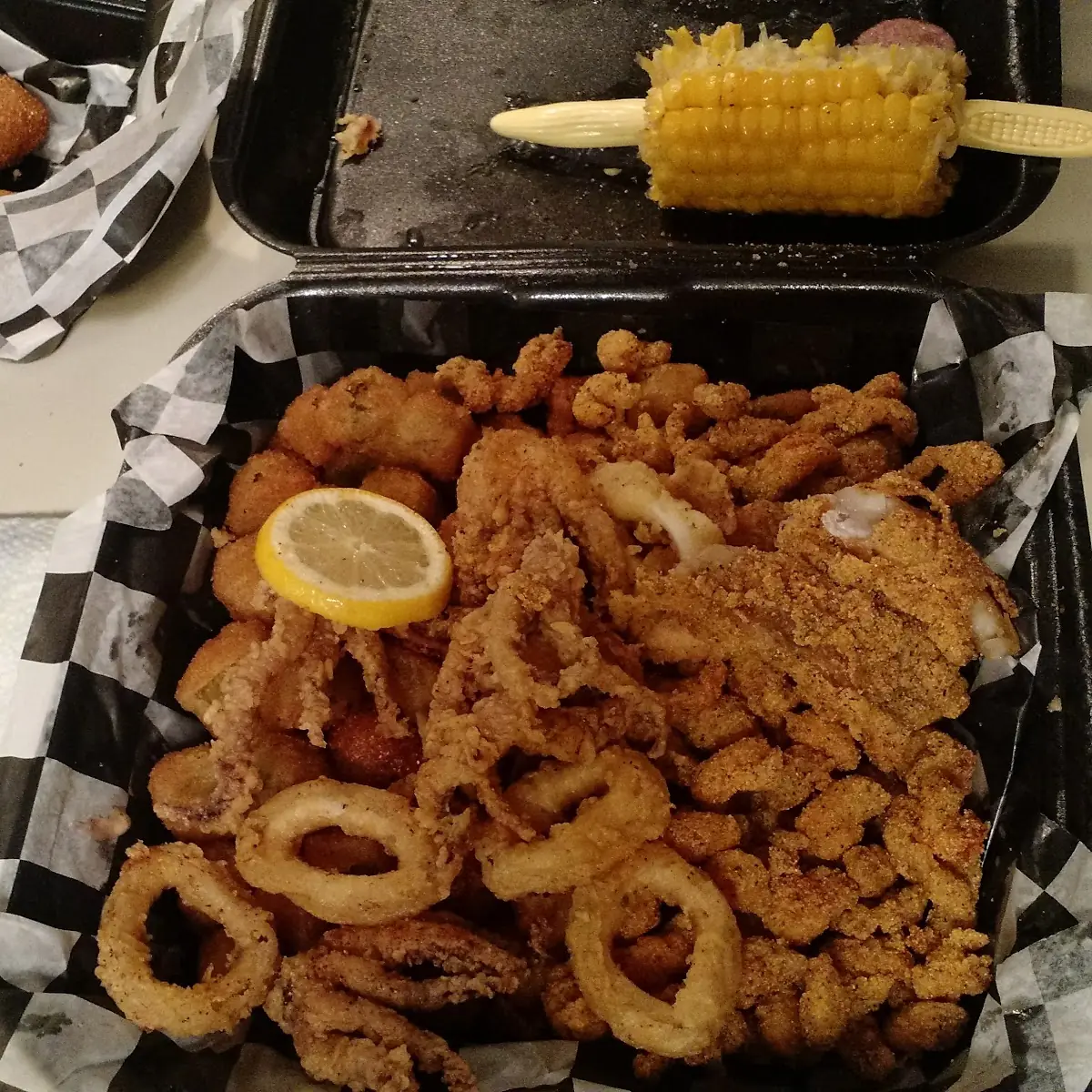 Fried Catfish and Crawfish
