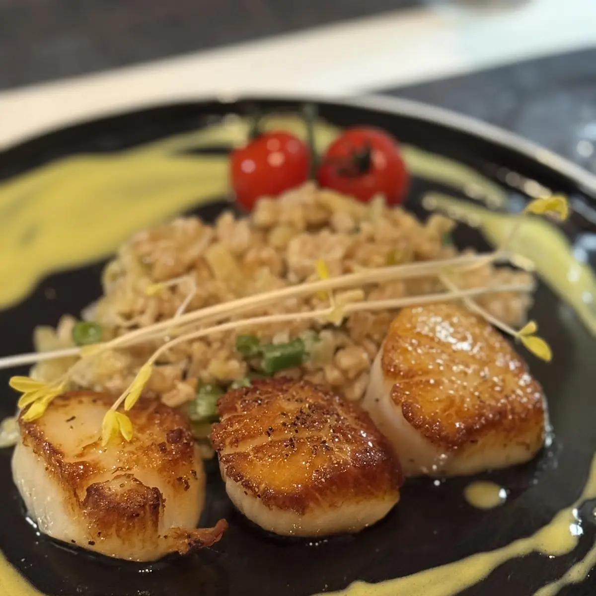 Pan-Seared Diver Scallops