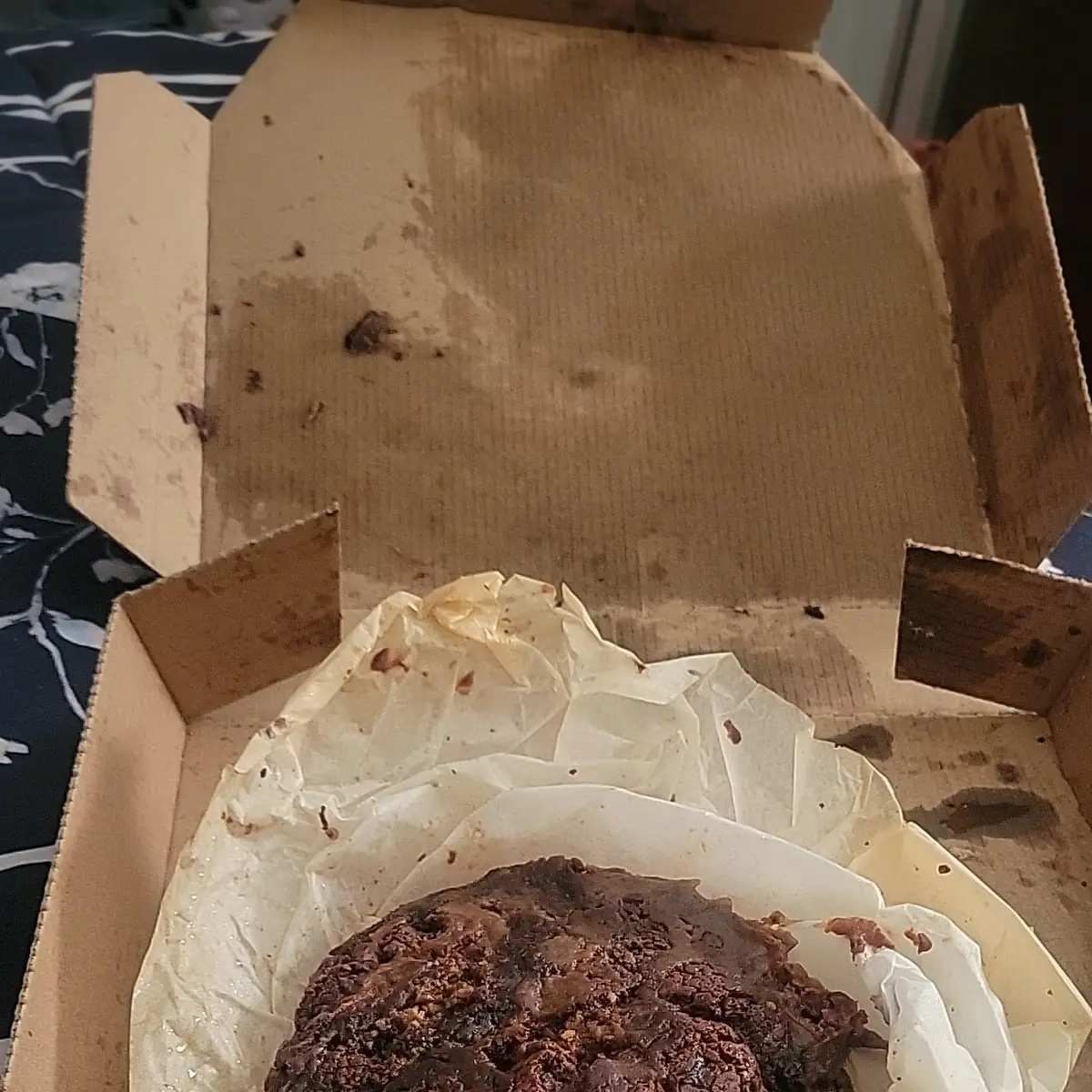 How My Brownie Cookie Was Delivered