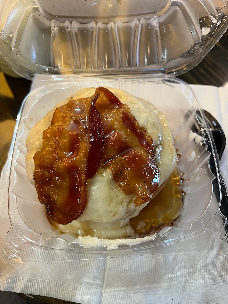 Maple Bacon Cinnamon Roll