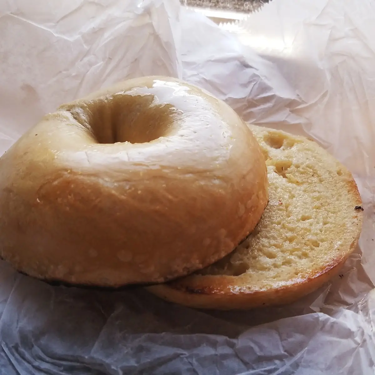 Plain Bagel with Butter