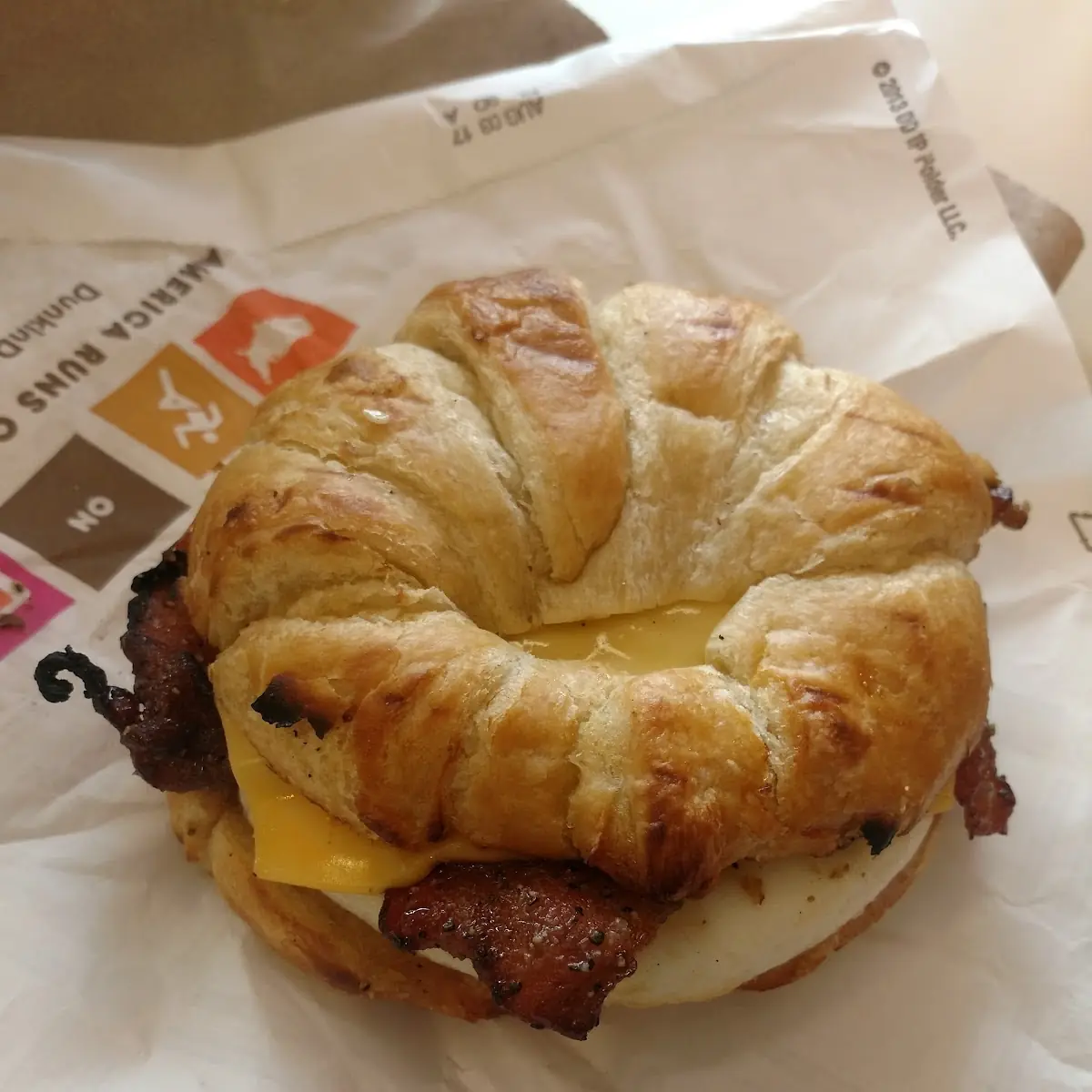 Sweet Bacon Egg and Cheese Sandwich