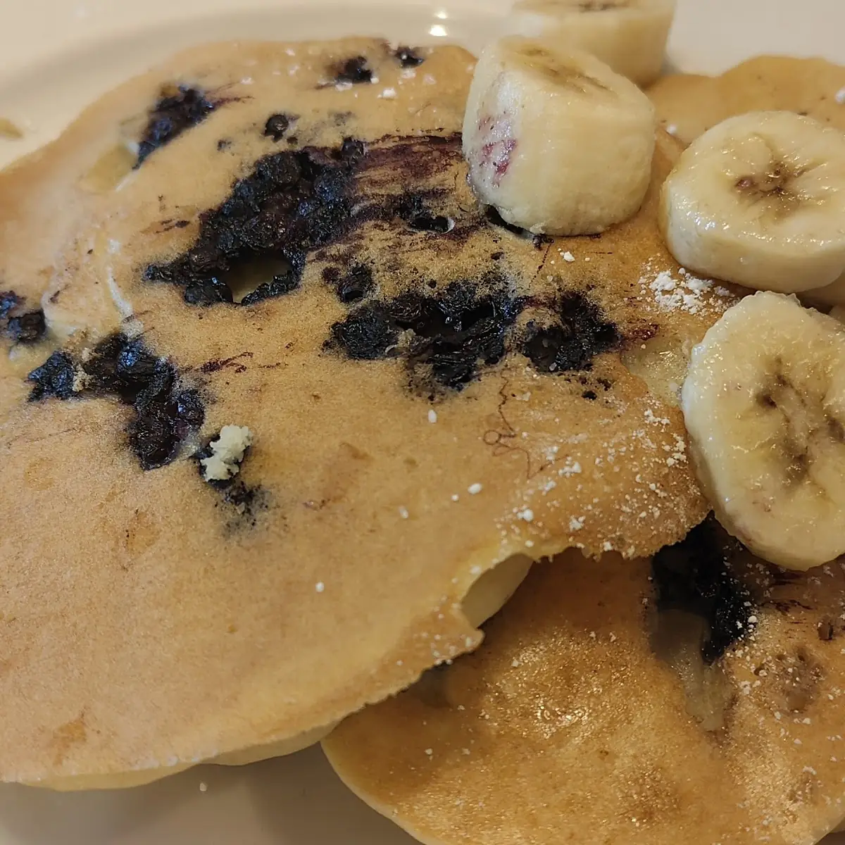 Banana Blueberry Pancakes