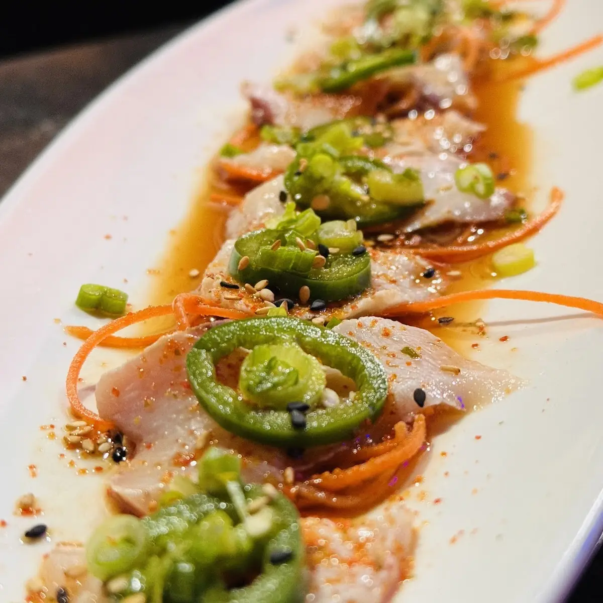 Yellowtail Sashimi Appetizer