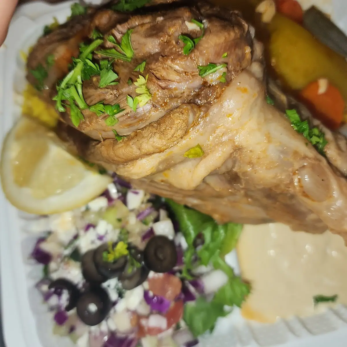 Lamb Shank Bigger Than My Head