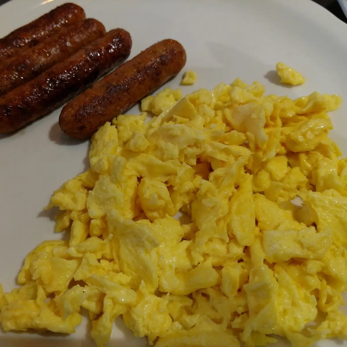 Chicken Sausage & Scrambled Eggs