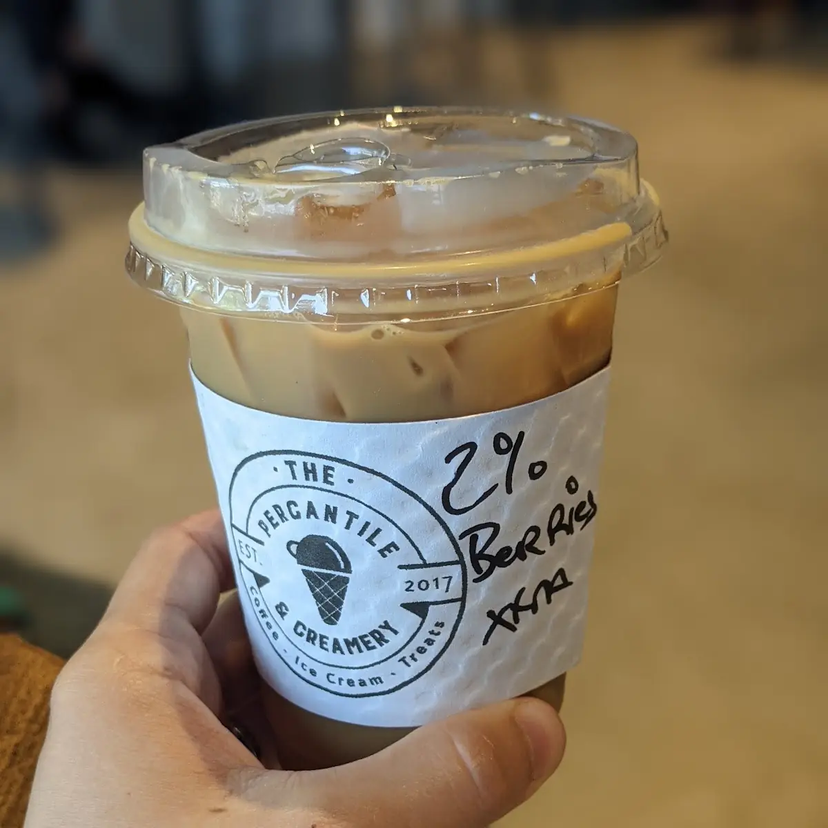 Iced Spiced Peach Chai