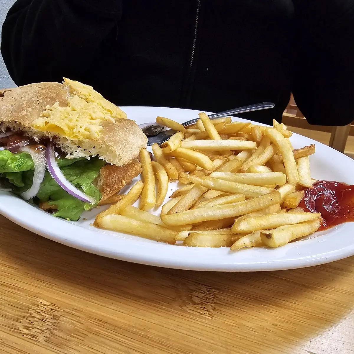 Burger and Fries