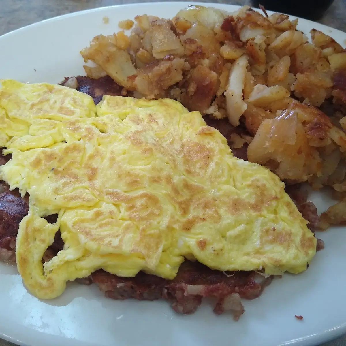 Corned Beef Hash and Eggs Any Style