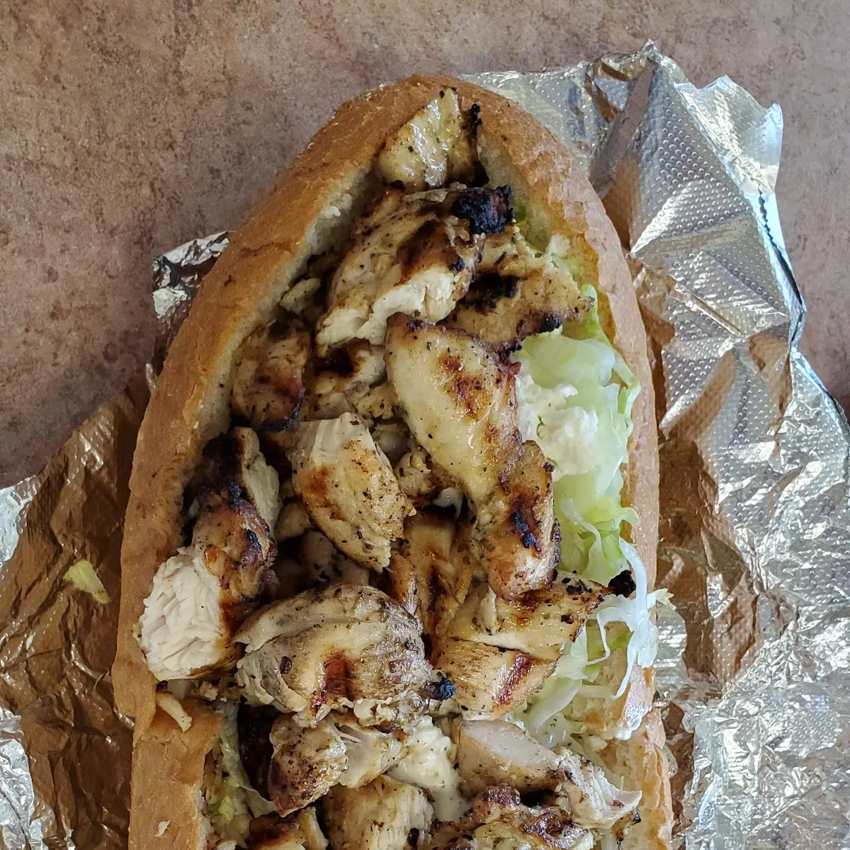 Chicken Kabob Sandwich