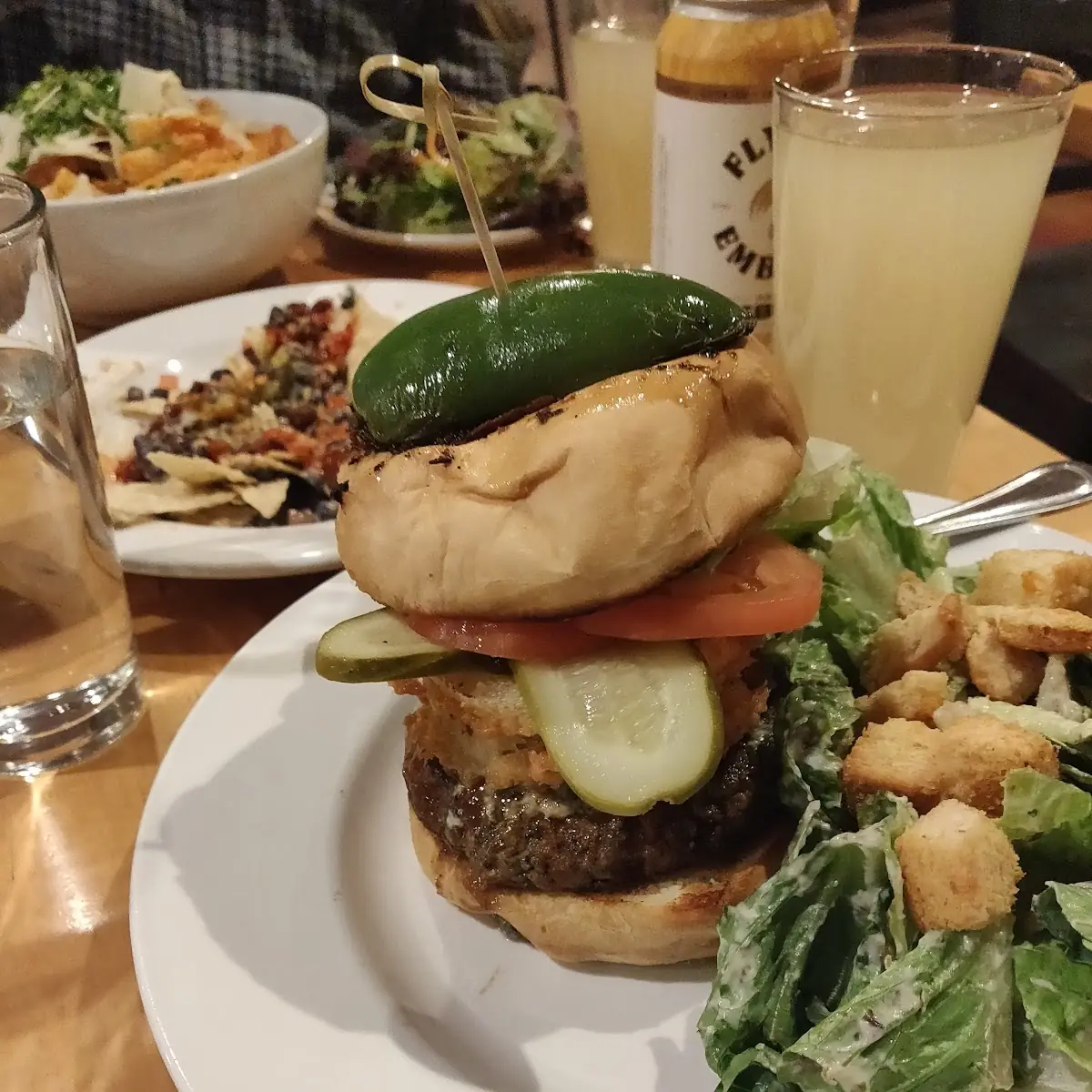 Black and Bleu Burger