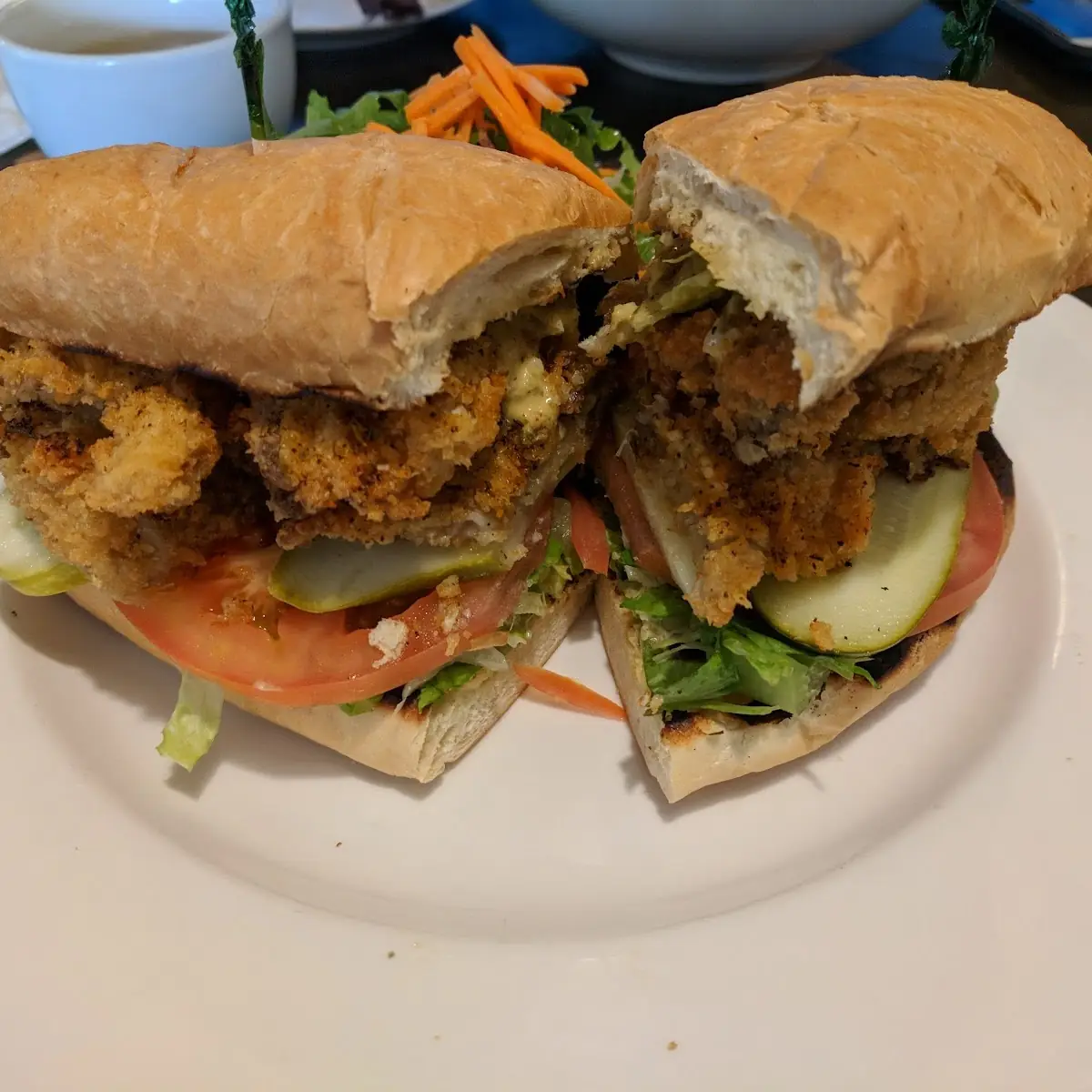 Oyster Mushroom PO Boy
