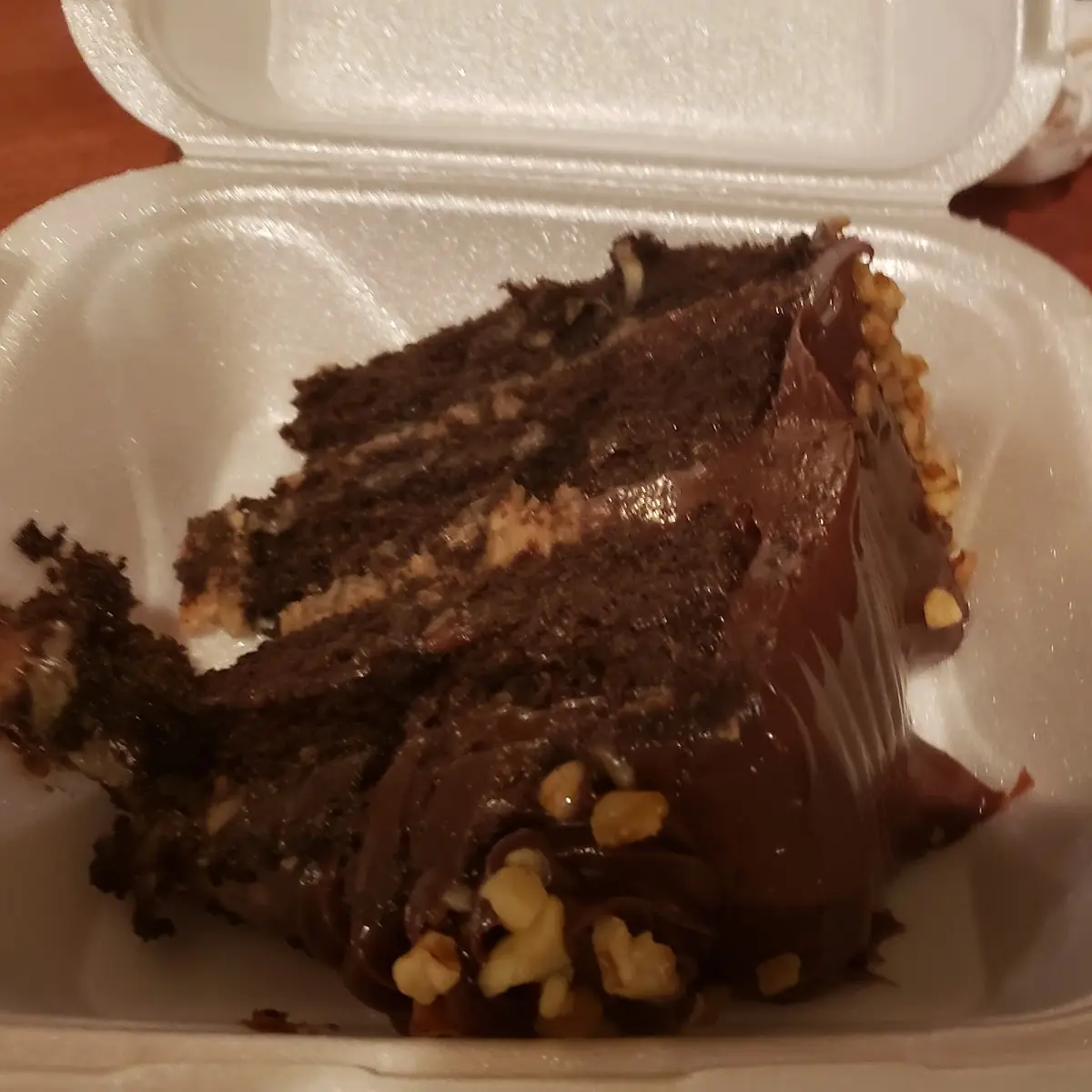 German Chocolate Cake Slice