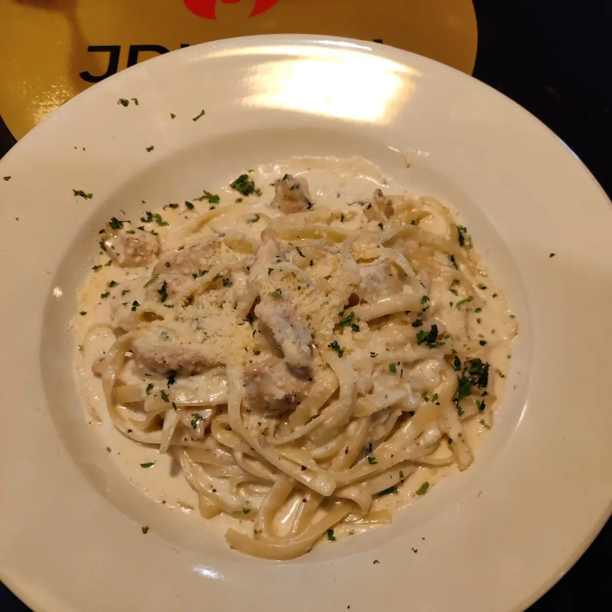 Fettuccine Alfredo with Chicken